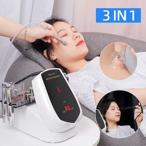 Masseur 3 en 1 Machine de dermabrasion en diamant Peeling du visage Exfoliation par pulvérisation d'eau Exfoliation sous vide Enlèvement des points noirs Massage par ventouses du corps