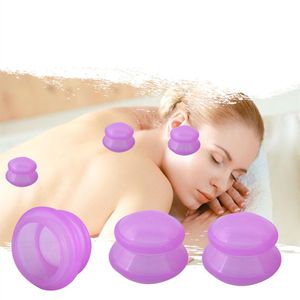 Masseur 3 pièces/ensemble dispositif de ventouses en Silicone forte aspiration Massage sous vide thérapie par ventouses Anti Cellulite canettes masseur corporel outils minceur