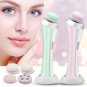 Massager 4 in 1 schoonheidsapparaat Red Blue Light Therapy Skin Herjuvening Huidverstrakking Oogzorg Gezichtsreiniging Face Lift Face Massager