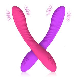 Masseur 7 Modes, vibrateur d'ondulations, masturbateur féminin, stimulateur de Clitoris pour femmes, baguette magique lesbienne en Silicone Flexible