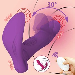 Masseur 7 Modes Vibromasseur Portable Outils pour Femmes Hommes G Spot Stimulateur de Prostate Chatouiller Gode Culotte Vibromasseur Adultes Fournitures