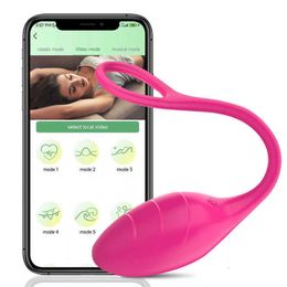 Masseur App contrôle Bluetooth vibrateur vagin balle culotte vibrant oeuf Clitoris Stimulation femme masturbateur pour les femmes