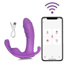 Masseur App télécommande gode vibrateurs pour femmes papillon sous-vêtements stimulant Clitoris g-spot vagin orgasme