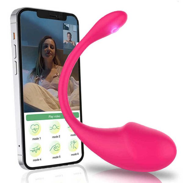 Masseur App vibrateur Bluetooth longue Distance télécommande femelle vibrant oeuf g Spot culotte clitoris produits pour adultes pour les femmes
