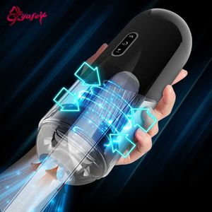 Massager Automatische Masturbator Cup voor Mannen Zuigen Vibrator Vaginale Penis Pijpbeurt Machine Masturbatie Volwassen Benodigdheden