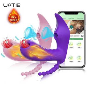 Masseur Bluetooth App 3 pouces gode vibrateur pour femmes télécommande sans fil ventouse stimulateur de Clitoris femme Couple adulte 18