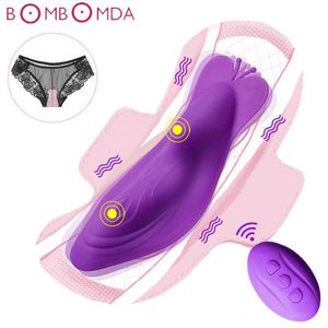 Masseur papillon portable gode vibrateur pour femmes télécommande sans fil culotte vibrante Couple Wpmen boutique