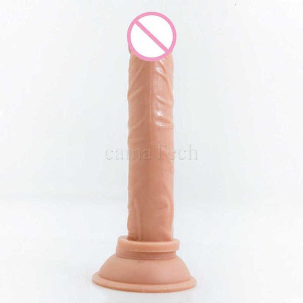 Masseur Camatech réaliste chair Silicone gode forte ventouse g Spot masturbateur Anal insertion Plug Flexible pénis bout à bout