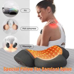 Massager Cervicale nek Massage Kussenverwarming Massage Riemaanpassing Functie Cervicale tractieapparaat Slaapapparatuur