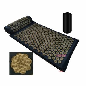 Coussin masseur tapis Shakt tapis de Massage tapis de Yoga acupression soulager le stress dos douleur du corps tapis de pointe tapis de Massage d'acupuncture 240322