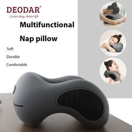 Massager Deodar multifunctionele traagschuim nek kussen langzaam rebound zacht reiskussen voor slapende cervicale gezondheidsmassage dutjes kussens