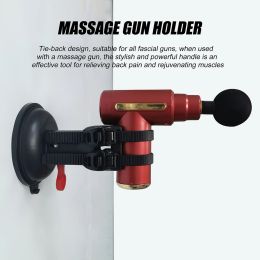 Masajeador de fascia desmontable soporte de la máquina montada en la pared potente máquina de masaje monte manos libres fascia pistola auto masaje para el hogar