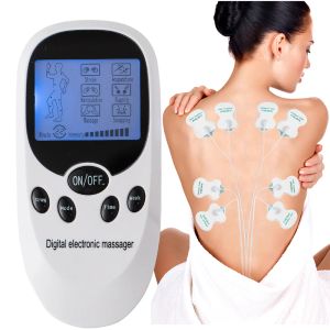 Massager Digital Tens Machine EMS Massager Elektrische pulspierstimulator voor Back Neck Elektrode Massagekussens Handig gebruik thuis