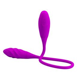 Gode masseur vibrateur à Double tête pour femme, œuf vibrant, stimulateur clitoridien, fournitures de Masturbation pour adultes