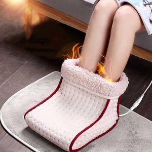 Massager Elektrische verwarmde stoel Warme Voet Warmer verwarmingskussen Wasbare verwarmingen Besturingsinstellingen Warmer Cushion Thermal Foot Warm massagegeschenk