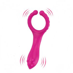 Masajeador g Spot estimulan vibradores consolador Butt Plug masturbación vibración Clip pene Bondage adultos para mujeres hombres pareja