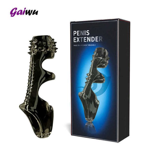 Masseur Gaiwu Silicone Couples anneau de pénis manchon de Cockring pour homme Cage de chasteté fournitures pour adultes