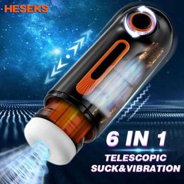 Masajeador Heseks, masturbación vibratoria automática Para Hombres, succión fuerte, Vagina, Sexual Para Hombres adultos