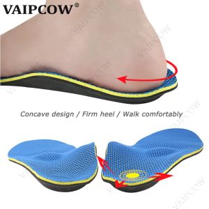 Massager Hoge kwaliteit Ernstige Flat Feet Insoles Orthotische Boogsteun Voet massage Inzetstukken Orthopedische schoenen Insols Heel Pain Men Woman