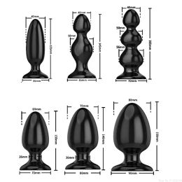 Massager Enorme Anale Seksspeeltjes Grote Butt Plug Dilatador Prostata Massager voor Mannen Vrouw Homo Volwassen Anus Uitbreiding Stimulator Grote anale Kralen