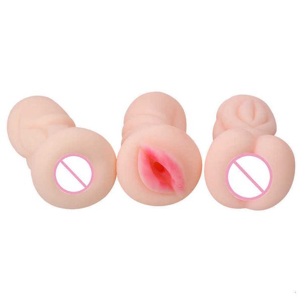 Masajeador Ikoky Silicona Oral para Hombres Vagina Artificial Boca Anal Masturbación Masculina Erótica 4d Realista