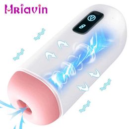 Masseur masturbateurs masculins, vibrateur de pipe automatique pour hommes, Machine orale, succion texturée 3d, produits pour adultes