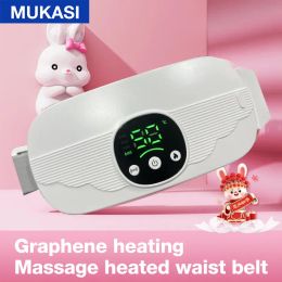 Massager Menstruele verwarmingskussen Smart Warm Palace Belt Taille Vibratie Massage Device Abdominal Massager voor krampen Periode Pijnverlichting