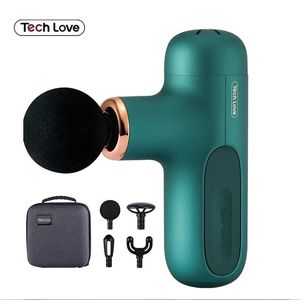 Massorger MI TechLove Vibration Gun Professional Massorger de tejido profundo Cuerpo deportivo Mínimo Mini masaje Massage Neck Massager Masajeador