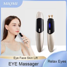 Masseur Miqmi Repoval Repoval Bags Bags Instrument petit couteau bien aiguisé RF Détente les yeux Masser Care Electric Beauty Devibration saine