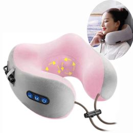 Massager Multifunctionele ushaped kussenmassagekussen elektrische nek massager draagbare schouder cervicale massager reizen naar huis auto ontspannen