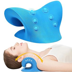 Masseur massage de massage oreiller de cou d'épaule coucheur relaxer relaxant chiropratique orthopédique massage cervical massage pour le soulagement de la douleur Soutien du cou