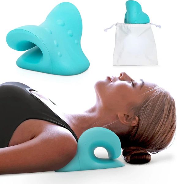 Masseur massage massage oreiller couche épaule épaule cervicale chiropratique de traction relaxer pour soulagement de la douleur