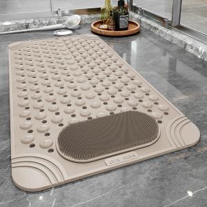 Massorger Mat de bañera de bañera PVC Matín de ducha de seguridad con agujero de drenaje Masaje creativo Masaje Mat