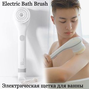 Masseur d'origine docat électrique brosse brosse de massage corporel spa brosse douche exfoliée des soins de la peau brosse de nettoyage rechargeable