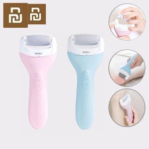 Masseur original yueli étanche électrique électrique lisse diamant rouleaux de pied exfoliant outil de soins étanche masseur de pied étanche