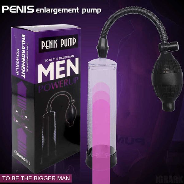 Masajeador extensor de pene, bomba para agrandar el pene, masturbador masculino al vacío para hombres, parejas adultas, Sexy