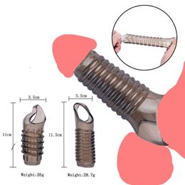 Stimulator Penis Ringen voor Mannen Herbruikbare Siliconen Mannelijke Achterlijk Ejaculatie Orgasme Cock Vergroten Erotische Paar Volwassen Spel