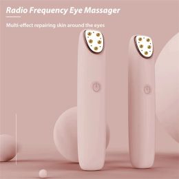 Massager RF Eye Massager Radiofrequentie Skin Anti Wrinkle Dark Circle Verwijder elektrische verwarmingstrillingen Massage Pen 220209