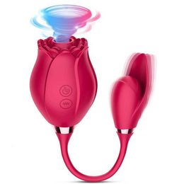 Masseur Rose vibrateur femelle g Spot Clitoris mamelon Clitoris ventouse stimulateur sous vide oeuf vibrant produits pour adultes pour femmes silencieuses