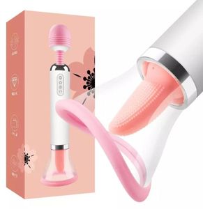 Massager Sex Toy Handheld Women Masturbation Toys Vibrator Vibrante Adult Lamiendo Pezón Estimulador de la bomba de chupación 3278090