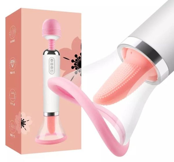 Massager Sex Toy Hommald Women Masturbation Toys Vibrator Vibrante Adulto Lamiendo Pezón Estimulador de pezón Bomba de succión 2380467