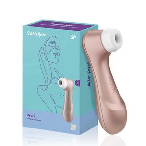 Massager Seksspeeltje stimulator Duitse satisfier pro 2 Zuigende vibrators Vrouwelijke Clit Stimulatie Trillingen Tepel Sucker clitoris vibrators voor w