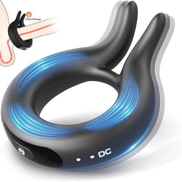 Masseur sex toy masseurSexy Jouets Penisring Sexe Pour Hommes Chasteté Cockring Vibrant Pénis Cock Ring Produits Sexy Vibrateur pour Hommes Adultes Ga