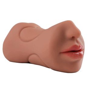 Masseur sex toy masturbateur Double tête bouche vulve et anus triple croix célèbre appel masculin produits pour adultes avion tasse vraie chatte moule de fesses