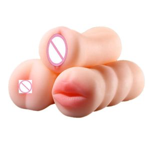 Stimulator seksspeeltje masturbator Vagina voor Mannen Speelgoed Seksspeeltjes 4D Realistische Anale Orale Deep Throat Mannelijke Masturbator Siliconen Kunstmatige Mond Erotiek Anus