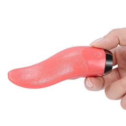 Masajeador de silicona suave para lamer la lengua, vibrador para masturbadores para mujeres, estimulador del clítoris del punto g, Mini clítoris