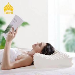 Massager Taihi Thailand latex kussenmassage cervicaal orthopedische nek pijnkussens voor slaap comfortabel en ademend cadeau voor mannen