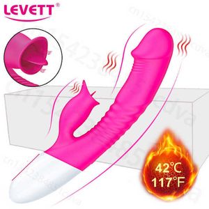 Masseur langue léchage gode vibrateur pour femmes lapin grand g Spot Clitoris stimulateur masturbateur chauffage femme