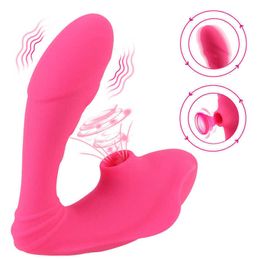 Masseur vagin succion vibrateur 10 vitesses pour femme Clitoris g Spot Stimulation mamelon ventouse Double Vibration