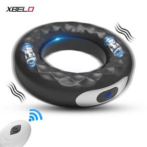 Massager Vibrating Cock Ring Remote Regeling Penis Ejaculatie Vertragingsvertraging Sportering voor koppels